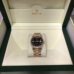 Rolex presidential 18k gold caret weight 4.0